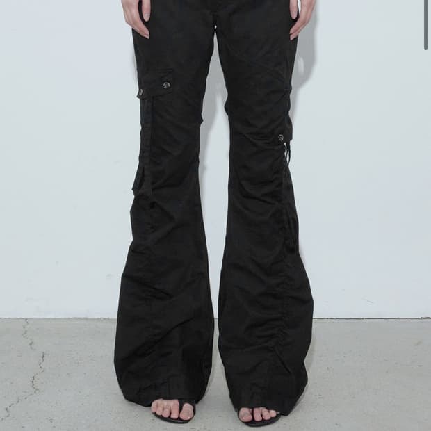 (구해요)WASHED SHIRRING CARGO PANTS