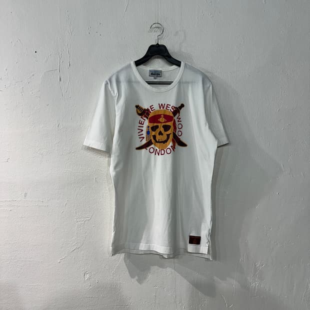 비비안웨스트우드 스컬 반팔티 L