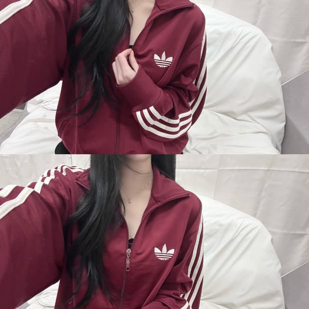 아디다스 구파이어버드 버건디 져지