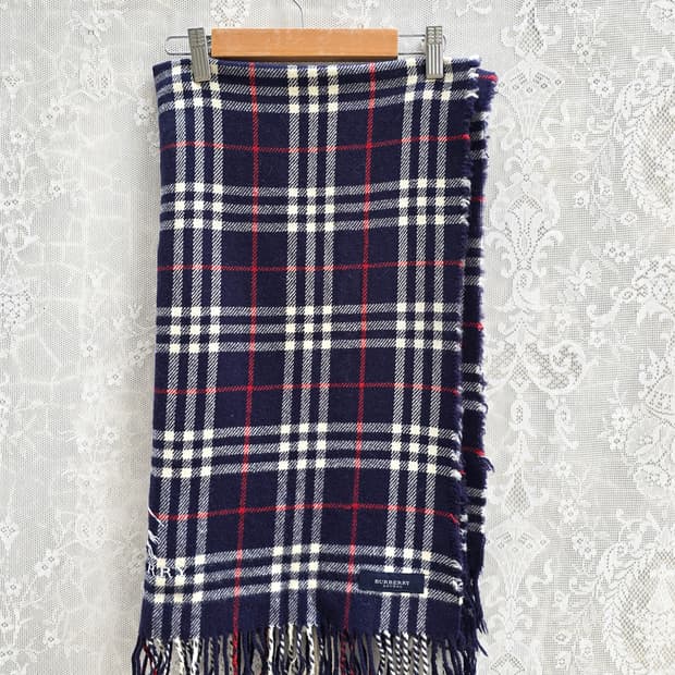 버버리 울 블랑켓