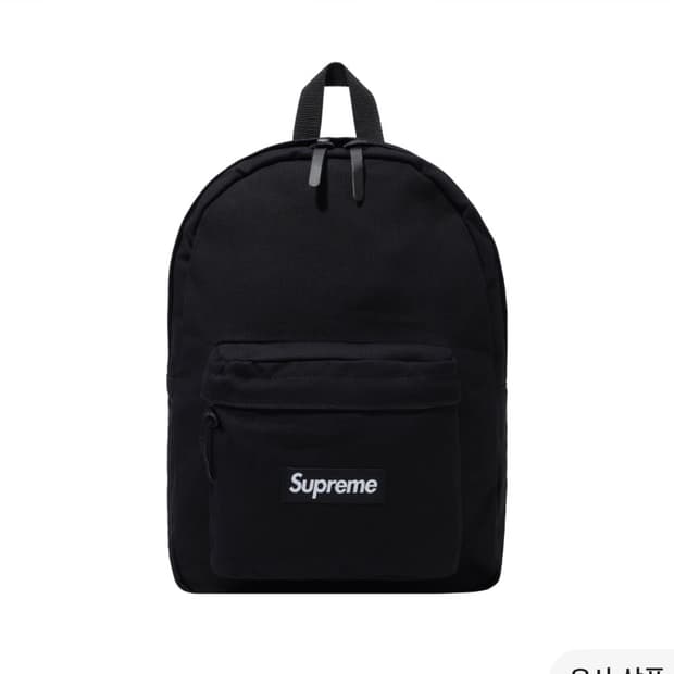 슈프림 캔버스 백팩 블랙
