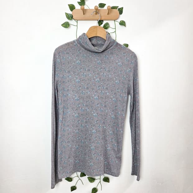 잔꽃 목폴라 슬리브