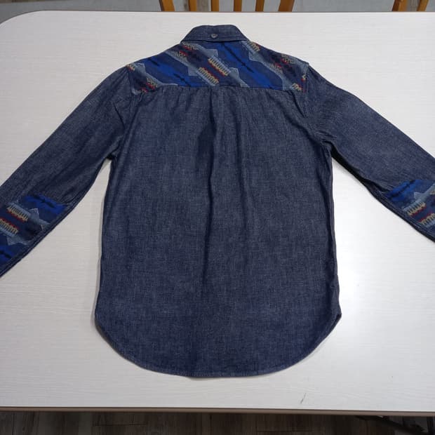 M95 리바이스 PENDLETON USA 웨스턴 데님셔츠 진청 M-998