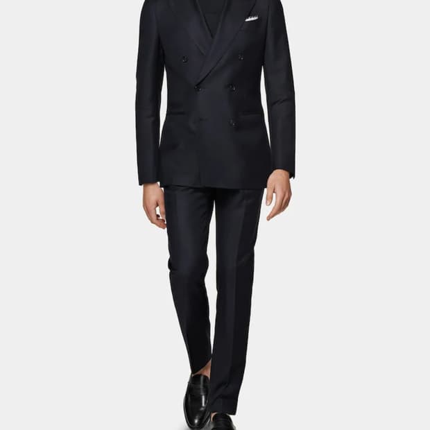 수트서플라이 까노니코 110수 울 더블브레스티드 수트 (예복 추천)