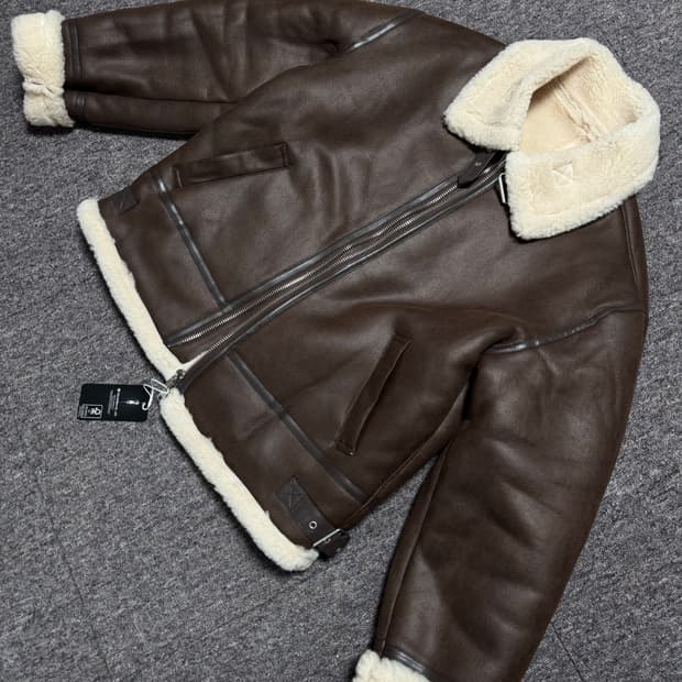 스웨이드 무스탕