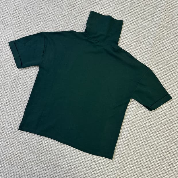 S 자라 루즈핏 반팔 목폴라 티셔츠 0410D