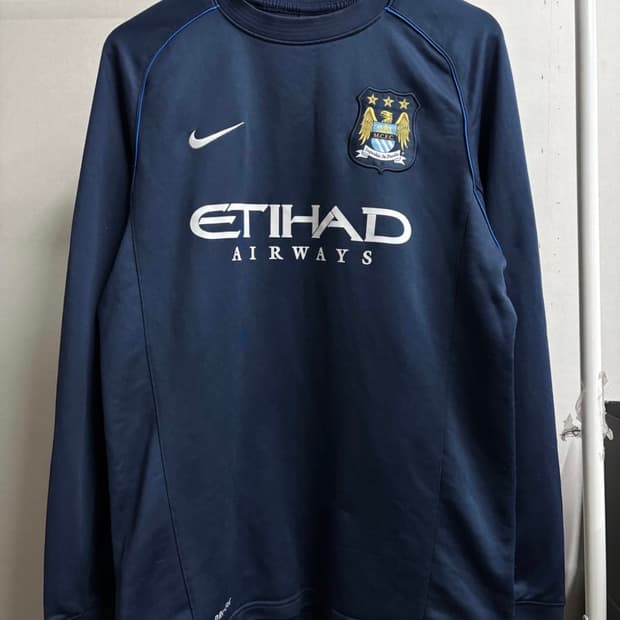 (해외 L) 13 14 나이키 맨체스터 시티 트레이닝 써멀 탑 롱슬리브