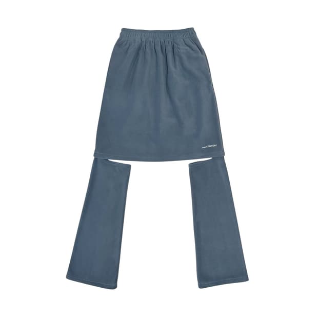 지초이 컴포트 24-006 플리스 스커트 팬츠