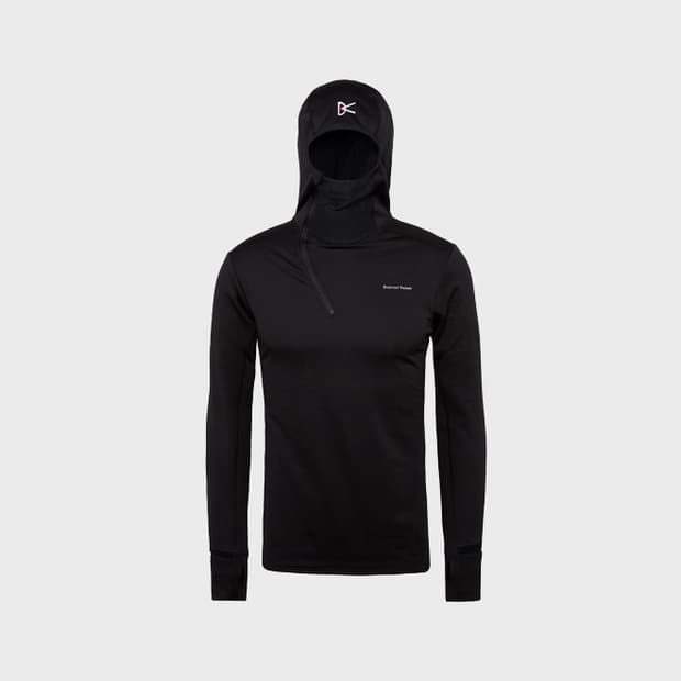 디스트릭트 비전 Hooded Grid Fleece (Black) 새상품