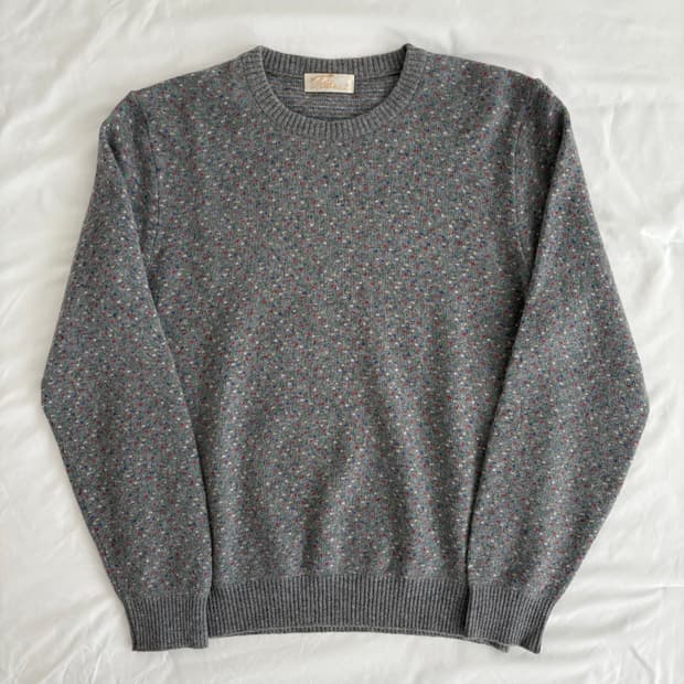 dot pattern sweater 도트 니트