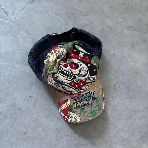 Ed Hardy 애드하디 트러커 캡