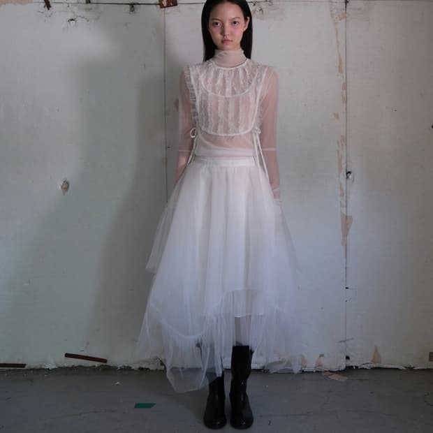 르콩 오간자 샤 스커트