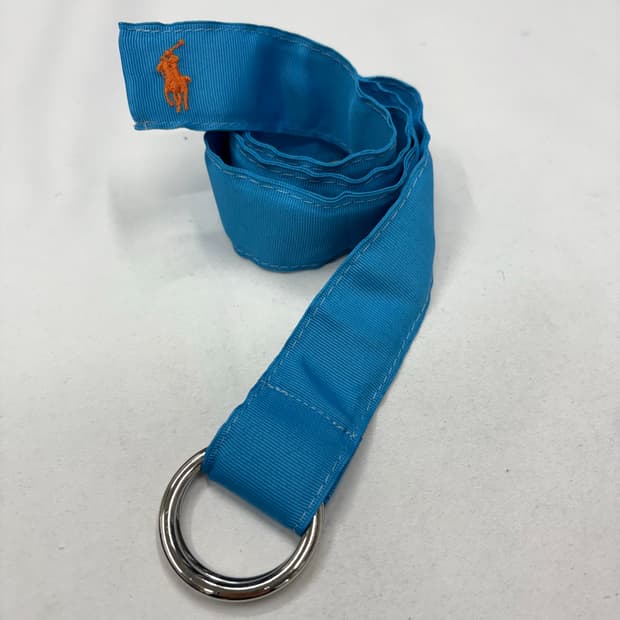 폴로 랄프로렌 실크 메탈 D 링 벨트