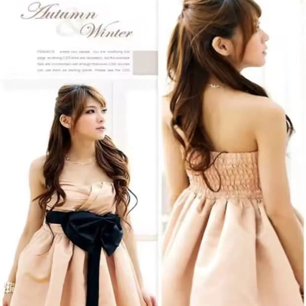 빈티지 핑크 리본 원피스 대장템 히메갸루 로걀 긱시크 핀터깔 모리걸 라떼