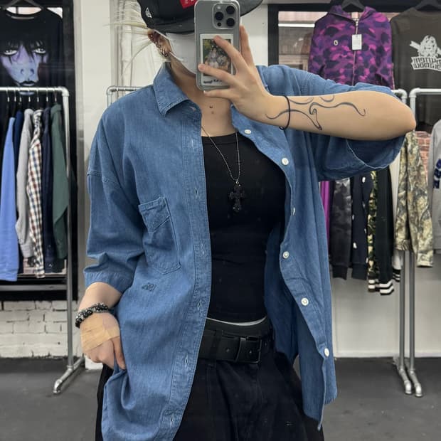 리바이스 데님셔츠