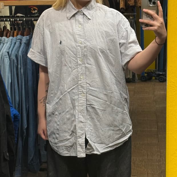 [HI] 폴로 랄프로렌 반팔 셔츠 스카이블루 