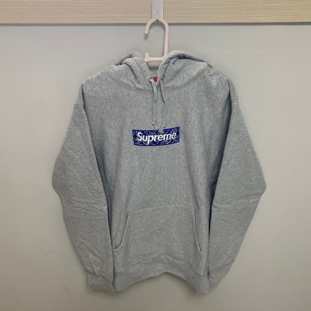 [ M ] 슈프림 반다나 박스 로고 후드