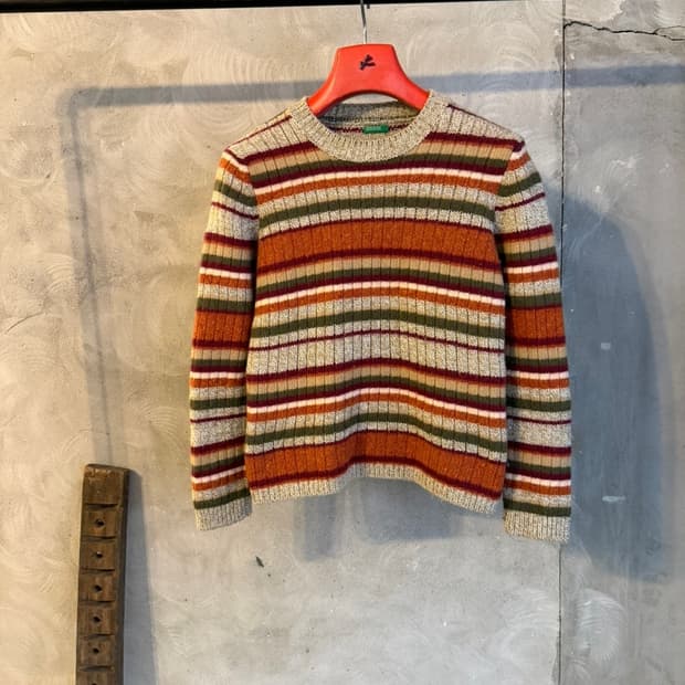 베네통 페어아일 니트 44~55