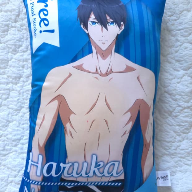 Free! 더 파이널 스트로크 나나세 하루카 타이토 대형 쿠션 55cm