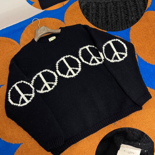 Macmahon 맥마혼 니팅밀스 피스 니트 From Japan🇯🇵