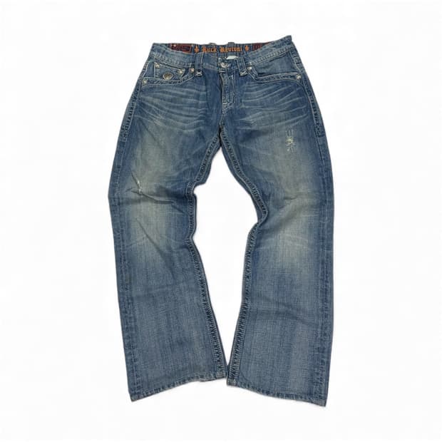 락리바이벌 데님 워싱 팬츠 (33)