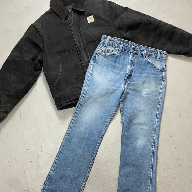 90's USA Made 빈티지 리바이스 517 부츠컷 연청