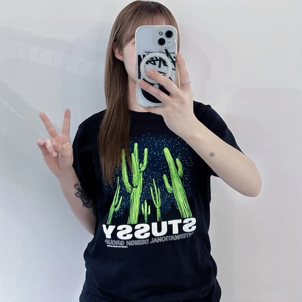 스투시 사로와 선인장 반팔