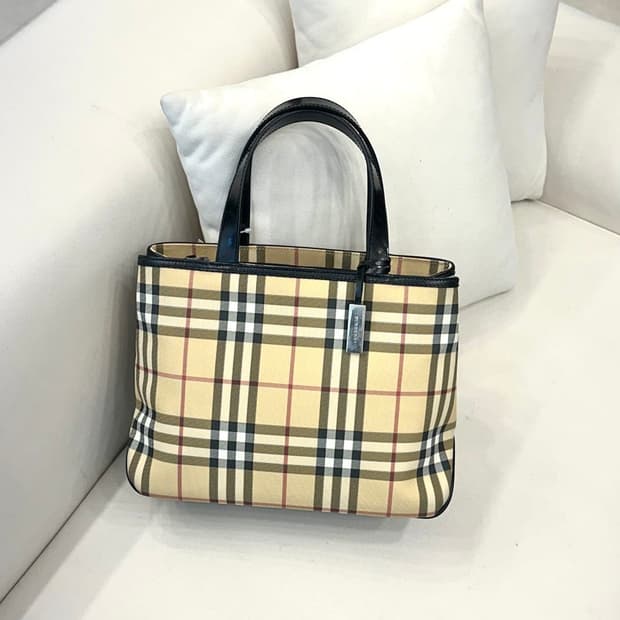 버버리 노바체크 토트백 (정품)