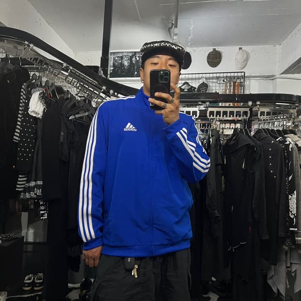 Adidas 블루 져지 L