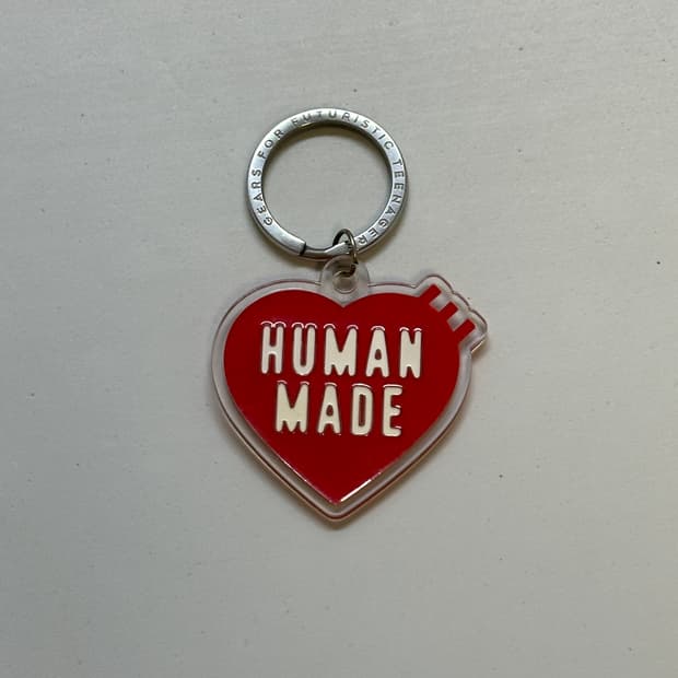 휴먼메이드 하트키링 레드