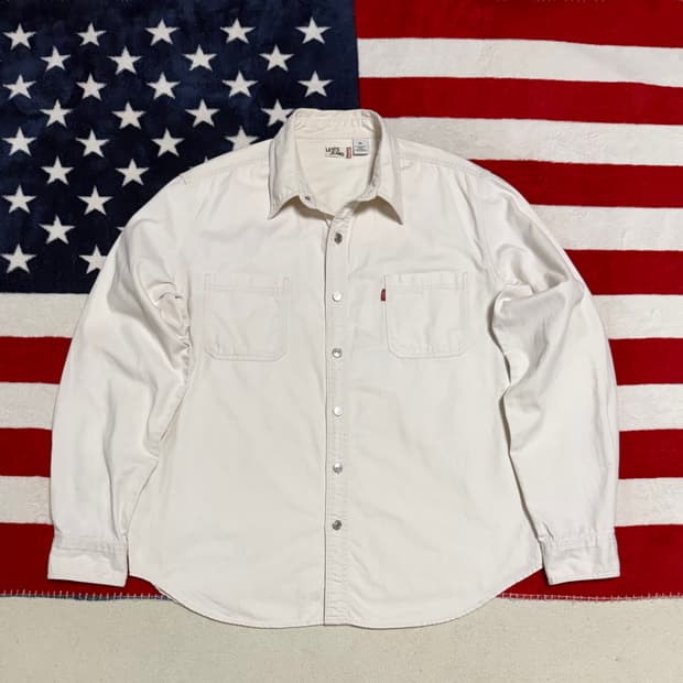 리바이스 데님워크셔츠 Levi’s Denim Work Shirt [XL]