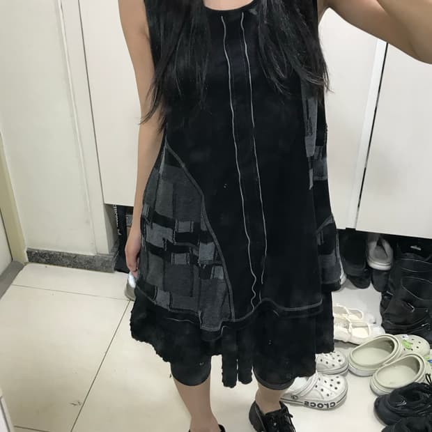 빈티지 모리걸 하구미 블랙 스카프 세트 🖤🌀