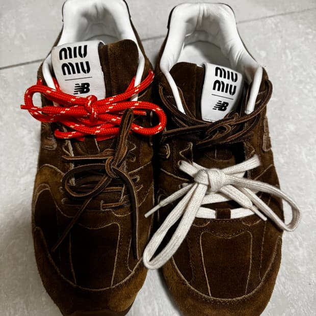 미우미우 x 뉴발란스 530 시나몬 스니커즈 41 사이즈