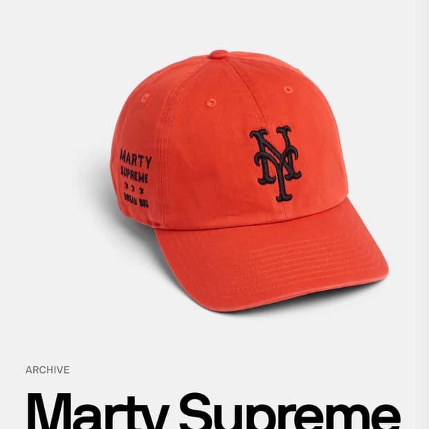 [OS] Marty Supreme x'47 Mets Hat 마티슈프림