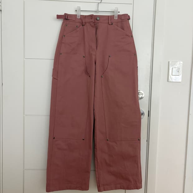 era WOMEN WIDE CARPENTER PANTS - DUSTY P