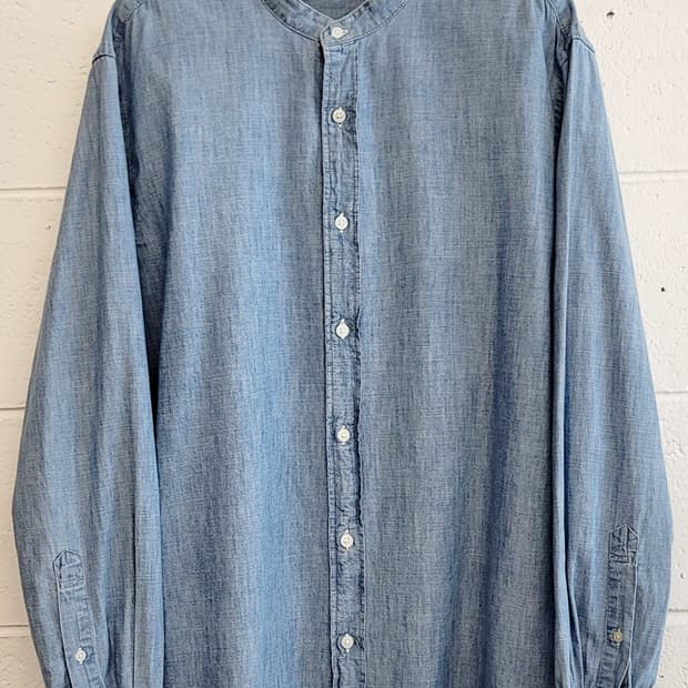 유니클로 데님(면) 헨리넥(차이나카라)셔츠판매