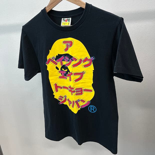 여) 베이프 프린트 반팔티 