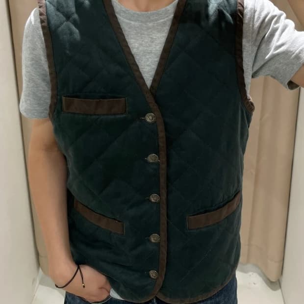 오비스 Orvis 90's 다이아 패턴 퀄팅 조끼 베스트 R2600