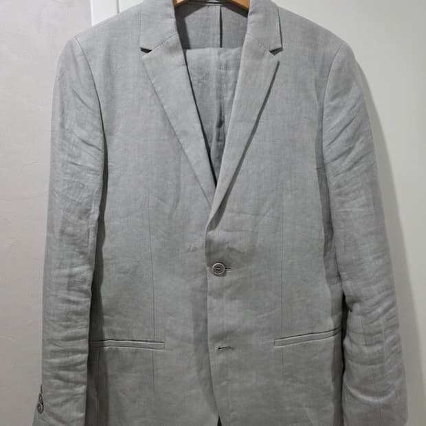 COS 린넨100 여름 정장 셋업  수트 세트 44 새상품