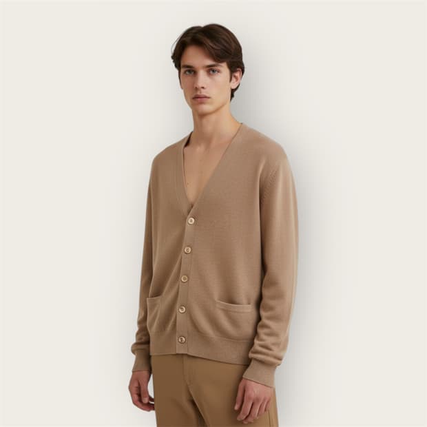 54/ 로로피아나 캐시미어 니트 가디건