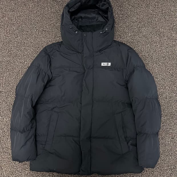 NEPA 네파 구스다운 패딩 블랙 105(XL)