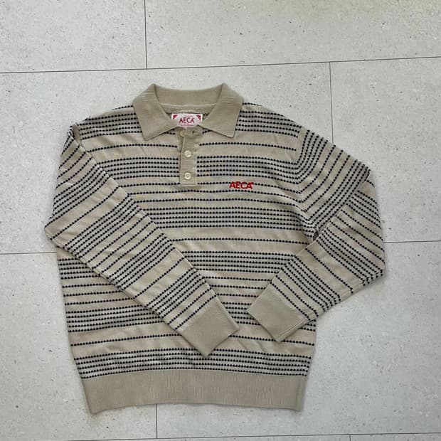 에이카 화이트 니트