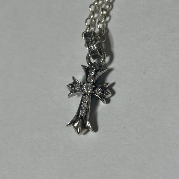 크롬하츠 베이비팻 다이아세팅 목걸이