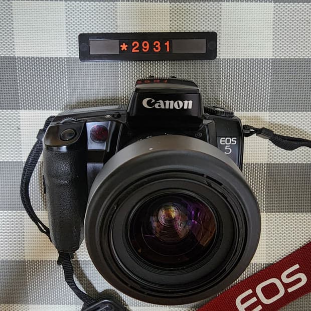 캐논 EOS 5 필름카메라 28-80 탐론렌즈