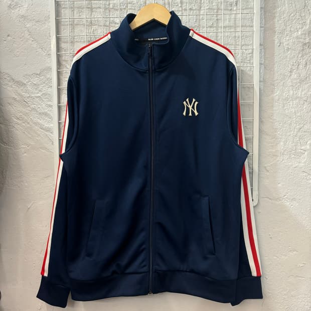 MLB 뉴욕 양키스 사이드라인 디테일 트랙탑 져지 XL