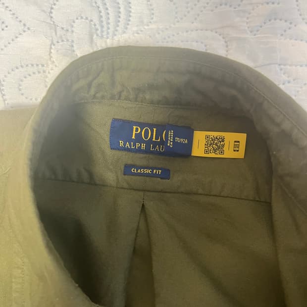 폴로 옥스퍼드셔츠 올리브 s