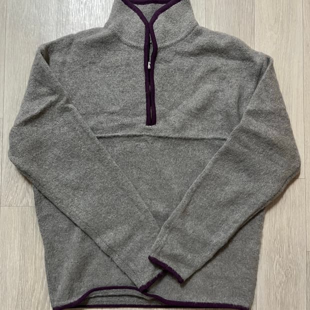 Knitly 니틀리 니트 아노락집업