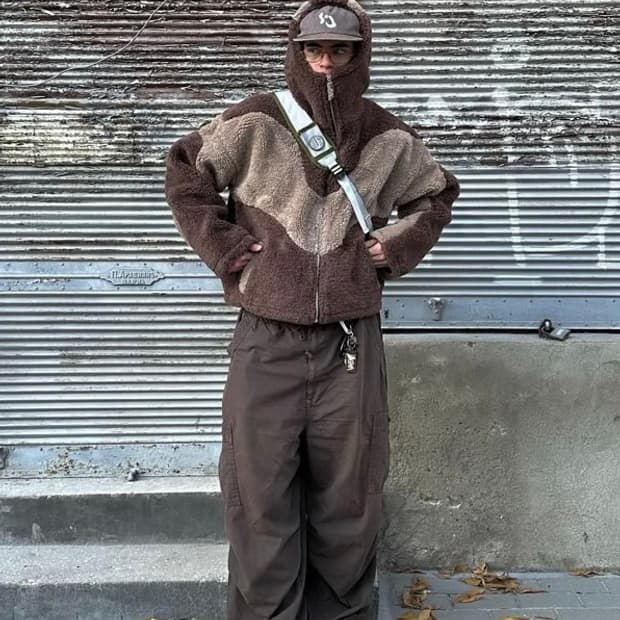 Knockout Brown Wide Leg Jeans