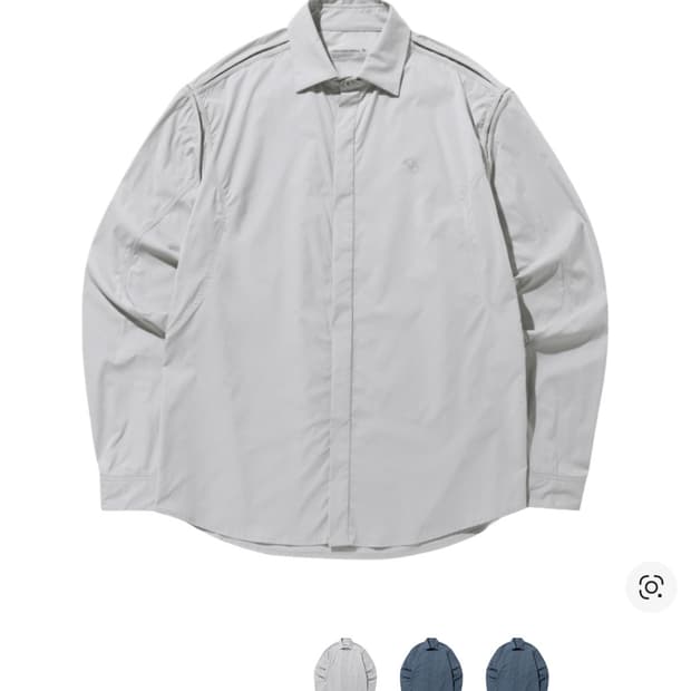 (1 SIZE) 산산기어 트라이메쉬 셔츠 그레이 - 23SS