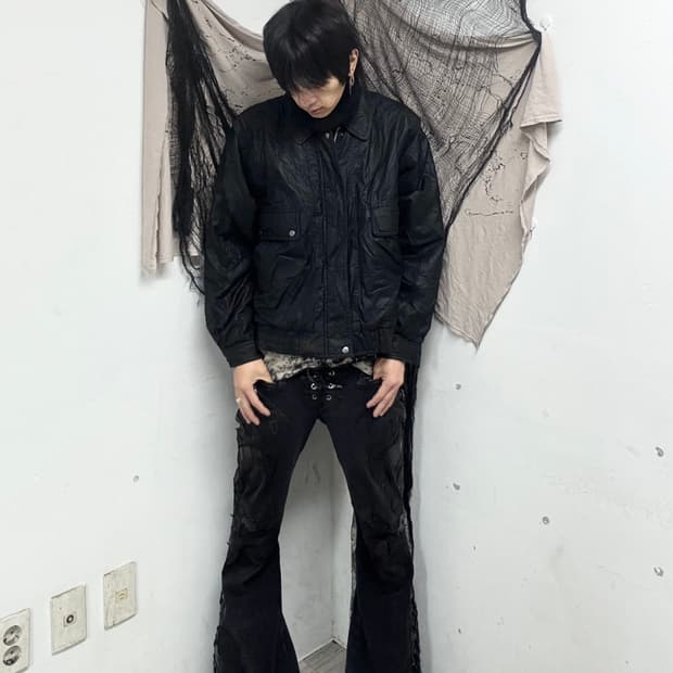 Y2K Bomber-Fit Black Jacket